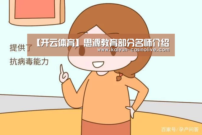 【开云体育】思源教育部分名师介绍(图2) 开云体育